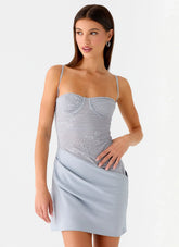Minivestido Romy - Gris