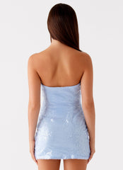 Mini Vestido Martini - Azul