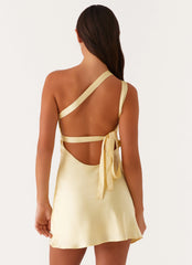 Minivestido Lights Out - Amarillo