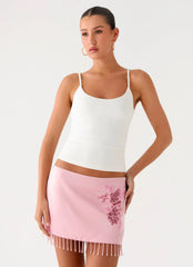Minissaia Transpassada Heavenward - Rosa