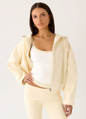 Sudadera con capucha Elio - Amarillo bebé