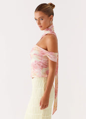Top pañuelo Christal - Estampado floral
