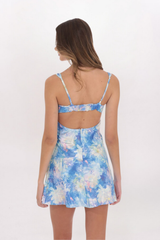 WATERCOLOR FLORAL DRESS