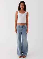 Signature Tank Top - Plain White
