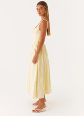Vestido Pascuelle Midi - Amarillo