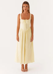 Vestido Pascuelle Midi - Amarillo