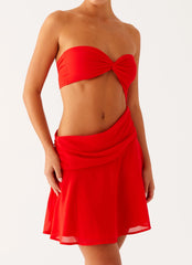 Minivestido Marbella - Rojo