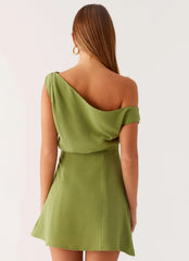 Minivestido de lino Lady Love - Cactus