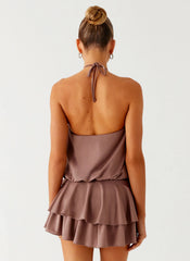 Minivestido Dopamine Belt - Topo