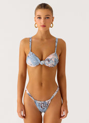 Parte de arriba de bikini Tainy - Aqua Blur