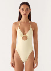 Traje de baño de una pieza Santiago - Amarillo