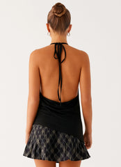 Top Dasha sin mangas - Negro