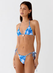Parte inferior de bikini Saga Bead - Indigo Garden