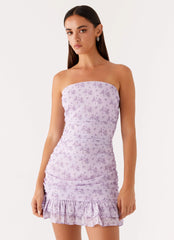 Minivestido Ember - Campo de Lavanda