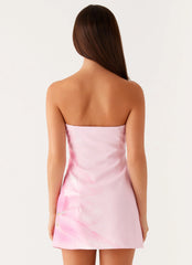 Minivestido tomara que caia Sugar Rush - Rosa