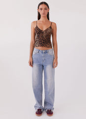Top Amani Cami - Leopardo