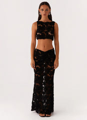 Top Fiorella Floret - Negro