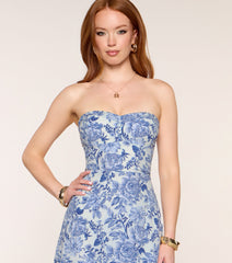 Fancy Seeing You Floral Mini Dress
