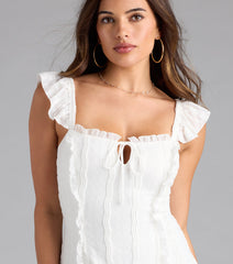 Cherry On Top Lace Mini Dress