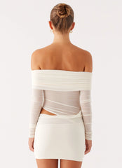 Minivestido No Doubt - Marfil