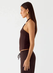 Henrietta Top - Chocolate