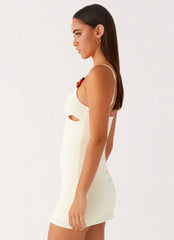 Minivestido Nolani - Amarelo Pastel