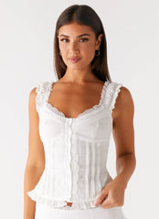 Top Clearwater Mist - Blanco