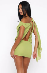 Minivestido Sicilian Dreams Chartreuse