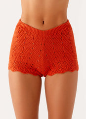 Minishorts Oakley de tiro bajo - Naranja