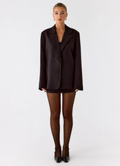Blazer oversize Kingston - Negro