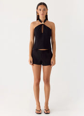 Top Halter Odetta - Negro
