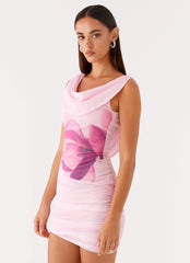Minivestido Good Fortune - Rosa