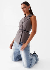Chaqueta Marina Top - Gris