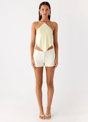Top Viona Halter - Amarelo