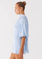Minivestido Mary - Azul
