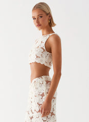 Top Fiorella Floret - Marfil