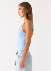 Top de tirantes Blondie - Azul