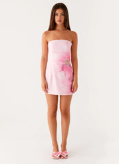 Minivestido tomara que caia Sugar Rush - Rosa
