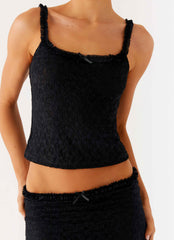 Top Cami Ophira - Negro