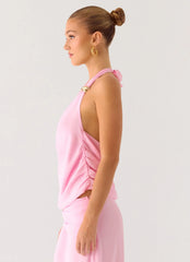 Top Anuhea con Capucha - Rosa