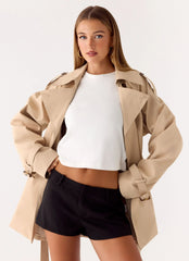 Minicasaco Trench Jackie - Bege