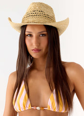 Sombrero de vaquero Late Checkout - Natural