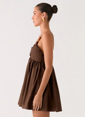 Minivestido Jonas - Marrón