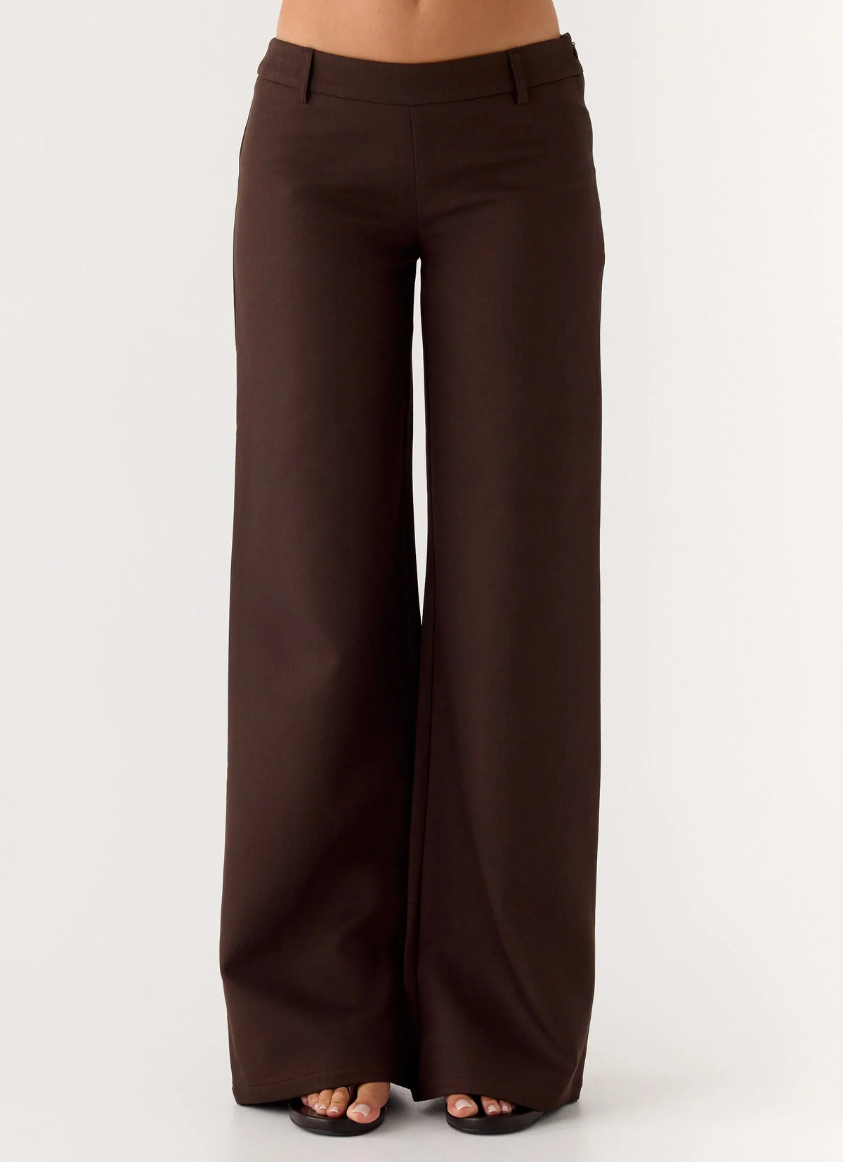 Pantalones de tiro bajo Hot as Ice - Chocolate