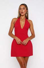 Mini Vestido Feelings For You Rojo
