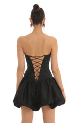 Vestido Corset Balão Preto