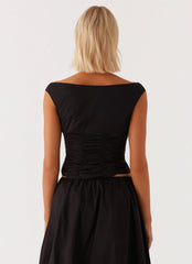 Top Alud - Negro