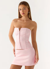 Top Corset Tomara que Caia All My Ladies - Rosa Petal