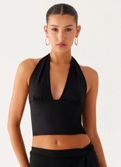 Top Halter Fade Out Hardwear - Preto