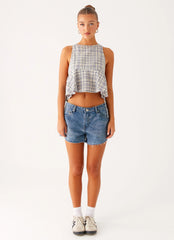 Top corto tipo halter Osborne - Comprobar